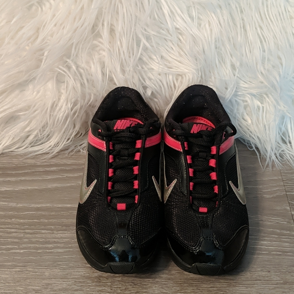 Black and Pink Nike Shoes